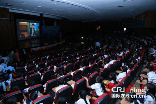 开幕式放映中国电影《大唐玄奘》。 开幕式放映中国电影《大唐玄奘》。