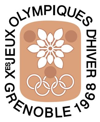1968年第10届格勒诺布尔冬奥会会徽 1968年第10届格勒诺布尔冬奥会会徽