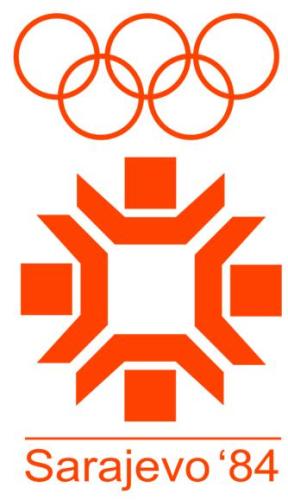 1984年第14届萨拉热窝冬奥会会徽 1984年第14届萨拉热窝冬奥会会徽