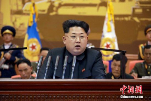 资料图片：朝鲜最高领导人金正恩。图片来源：CFP视觉中国