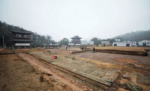 大上清宫遗址现场 大上清宫遗址现场