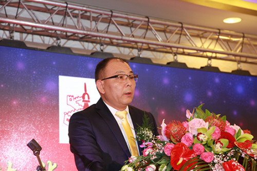 法华工商联合会名誉会长郭智敏。（《欧洲时报》/记者 孔帆摄）