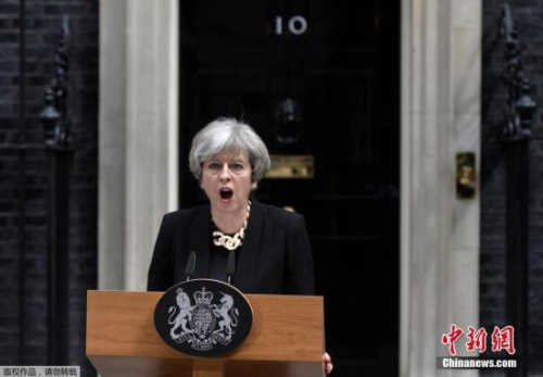 资料图:英国首相特雷莎·梅 资料图:英国首相特雷莎·梅