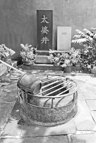 宁济庙里的太婆井。 宁济庙里的太婆井。