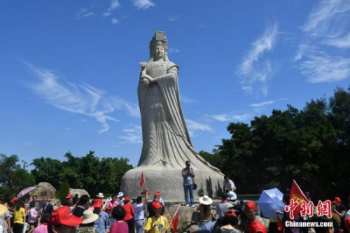 资料图:妈祖石像。<a target='_blank' href='http://www.chinanews.com/'>中新社</a>记者 吕明 摄 资料图:妈祖石像。<a target='_blank' href='http://www.chinanews.com/'>中新社</a>记者 吕明 摄