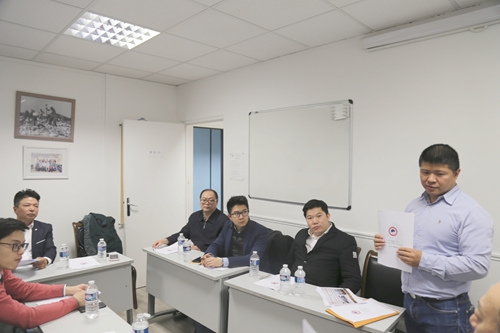筹备会现场一角。(《欧洲时报》) 筹备会现场一角。(《欧洲时报》)