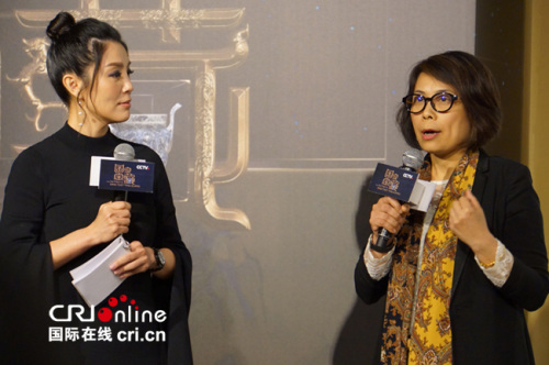 香港艺术馆总馆长谭美儿(右一)高度评价《国家宝藏》节目 摄影:李纳新 香港艺术馆总馆长谭美儿(右一)高度评价《国家宝藏》节目 摄影:李纳新