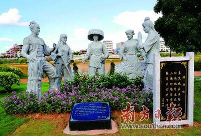 4/4作品《耕乐》用雕塑艺术的思维和石雕工艺的技法展现出农民砍柴、插种、采茶、对歌时的不同动态和表情。 4/4作品《耕乐》用雕塑艺术的思维和石雕工艺的技法展现出农民砍柴、插种、采茶、对歌时的不同动态和表情。