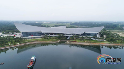 空中俯瞰中国(海南)南海博物馆。南海网记者刘洋摄
