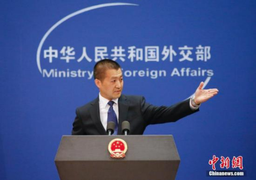 资料图:中国外交部发言人陆慷。<a target='_blank' href='http://www.chinanews.com/'>中新社</a>发 刘关关 摄 资料图:中国外交部发言人陆慷。<a target='_blank' href='http://www.chinanews.com/'>中新社</a>发 刘关关 摄