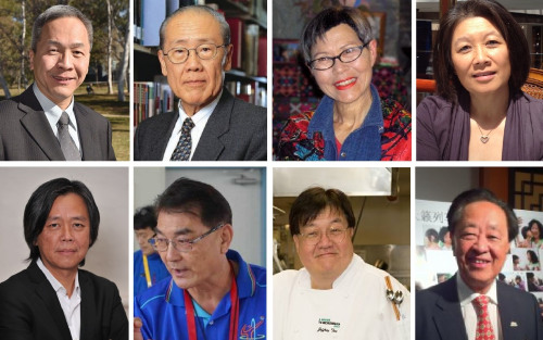  今年女王寿辰获授勳的其中8名华人。(来源：澳大利亚《星岛日报》)
