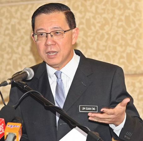 马来西亚财政部长林冠英。（马来西亚《星洲日报》）