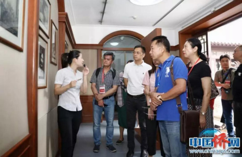 海外华媒代表参观杨柳青博物馆 海外华媒代表参观杨柳青博物馆