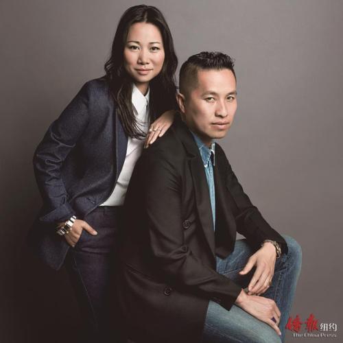 周绚文与华裔设计师Phillip Lim。(图片均为周绚文提供) 周绚文与华裔设计师Phillip Lim。(图片均为周绚文提供)