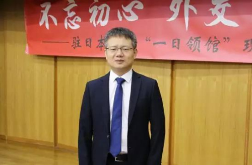 中国驻日本大使馆参赞兼总领事詹孔朝 中国驻日本大使馆参赞兼总领事詹孔朝