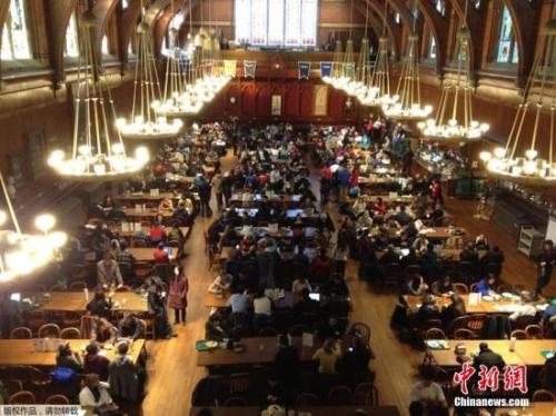 资料图:哈佛大学校园。 资料图:哈佛大学校园。