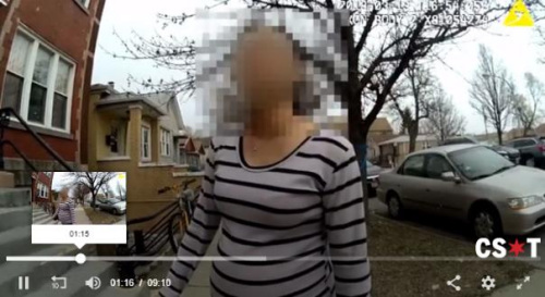 一名怀孕的20多岁华裔女子称先生扬言拿刀要杀她之后再自杀,包括会说粤语的女警官司徒潘妮(Penny Szeto)等多名警察接到电话报警之后赶到现场。(警方视频截图) 一名怀孕的20多岁华裔女子称先生扬言拿刀要杀她之后再自杀,包括会说粤语的女警官司徒潘妮(Penny Szeto)等多名警察接到电话报警之后赶到现场。(警方视频截图)