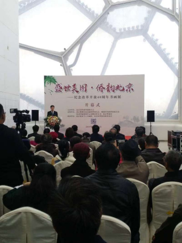 开幕式现场。 开幕式现场。