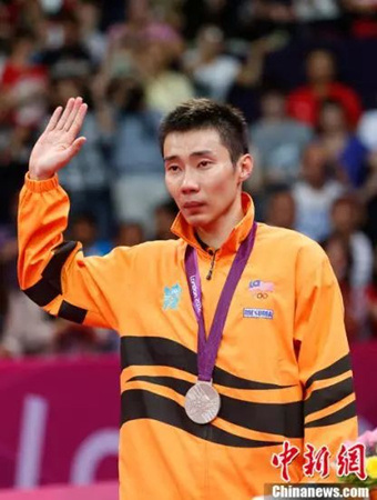 李宗伟。记者盛佳鹏摄 李宗伟。记者盛佳鹏摄