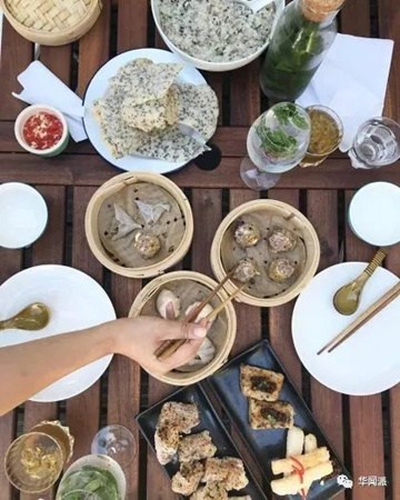 Phung Kay的食物。(英国《华闻周刊》微信公众号) Phung Kay的食物。(英国《华闻周刊》微信公众号)