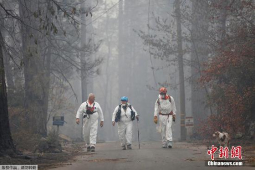 截至目前“坎普”山火造成的死亡人数升至50人，是加州历史上致死人数最多的山火。