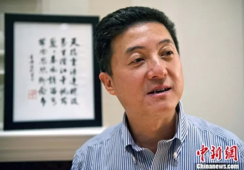 张首晟。陈钢 摄 张首晟。陈钢 摄