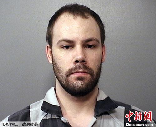 资料图：涉嫌绑架中国访问学者章莹颖的美国嫌犯克里斯滕森。