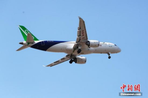 资料图:中国商飞C919大型客机。殷立勤 摄 资料图:中国商飞C919大型客机。殷立勤 摄