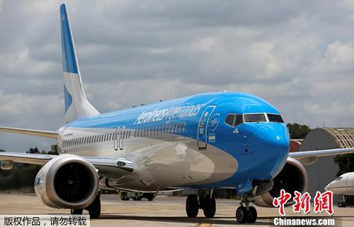 资料图:波音737 MAX 8。 资料图:波音737 MAX 8。