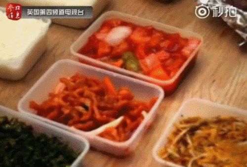 英国第四频道电视台节目称中餐热量高。(视频截图) 英国第四频道电视台节目称中餐热量高。(视频截图)