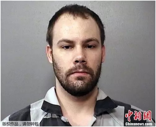 资料图:涉嫌绑架中国访问学者章莹颖的美国嫌犯克里斯滕森。 资料图:涉嫌绑架中国访问学者章莹颖的美国嫌犯克里斯滕森。