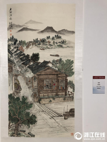 温敬蓉的作品 记者 曾杨希 摄 温敬蓉的作品 记者 曾杨希 摄