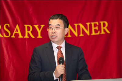 杨晓坤公参出席马恩岛华人协会成立6周年暨国庆70周年庆祝活动。图片来源:中国驻英国大使馆 杨晓坤公参出席马恩岛华人协会成立6周年暨国庆70周年庆祝活动。图片来源:中国驻英国大使馆
