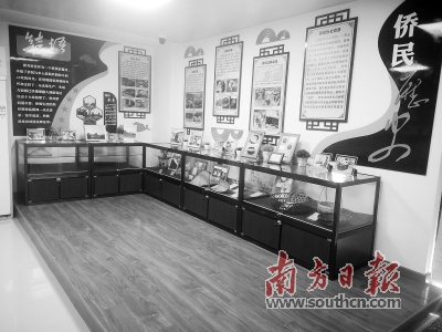 侨文化特色时光馆展示了越南归侨侨眷迁徙发展历史。