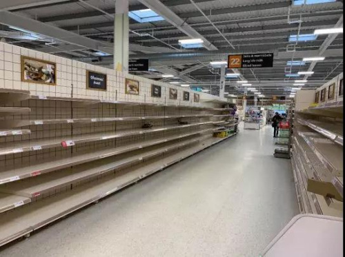 英国大型超市现状(作者供图)
