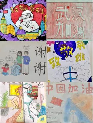 孩子们的绘画作品。(作者供图)