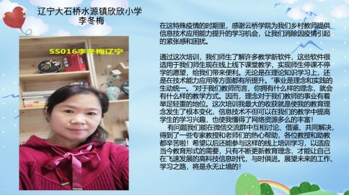 (在线培训项目获奖老师感言) (在线培训项目获奖老师感言)