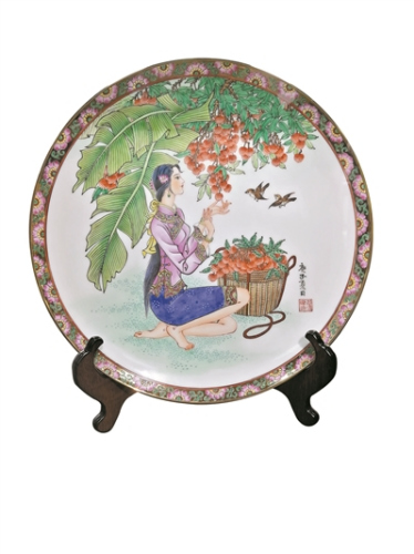 广彩大师翟惠玲的作品 广彩大师翟惠玲的作品