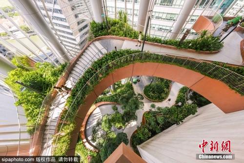 新加坡打造近300米高“绿洲”摩天大楼