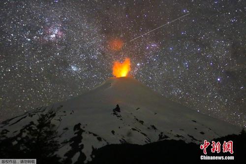 智利比亚里卡火山现活跃迹象