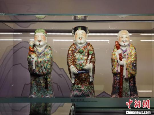 福祿壽三星人物立像?！∩虾Ｊ袣v史博物館 供圖