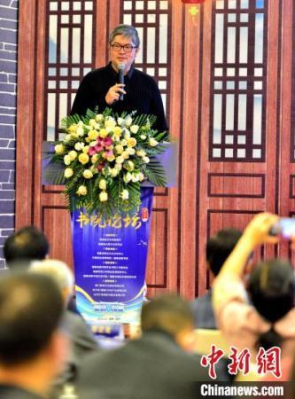 厦门大学中文系台湾教授张惟捷认为，金门地区的书院沿革体现了“浯岛”人民对文化和教育的渴求。　张斌 摄