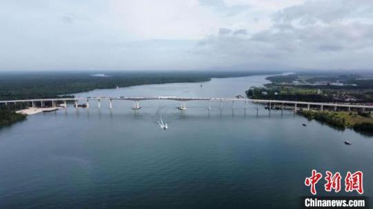 柔佛州蒲莱河大桥项目主线全长7.5公里 中国交建供图