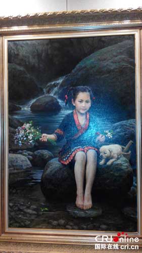 中国侨网美国华人画家的参展作品