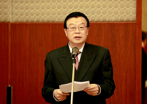 中国侨网北京市政协副主席沈宝昌致辞。