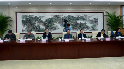 中国侨网北京市侨办与赴北京经济技术开发区开发区相关部门座谈。