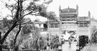 中国侨网和顺侨乡一角。(王尧 摄) 