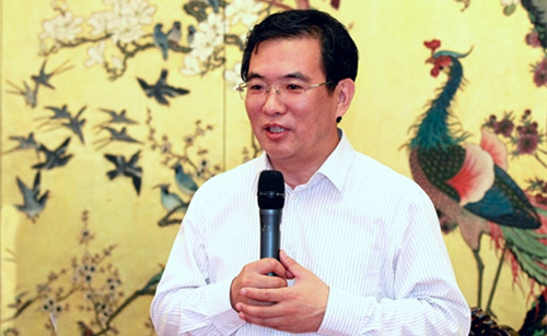 中国侨网北京市政府侨办主任刘春锋讲话。