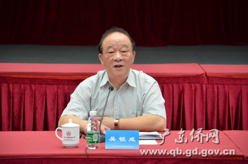 中国侨网吴锐成主任提出海外理事要当好“一带一路”建设的宣传者、推动者、参与者