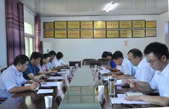 安徽省侨联党组书记、主席吴向明在大泽乡镇会议室召开座谈协商帮扶会。